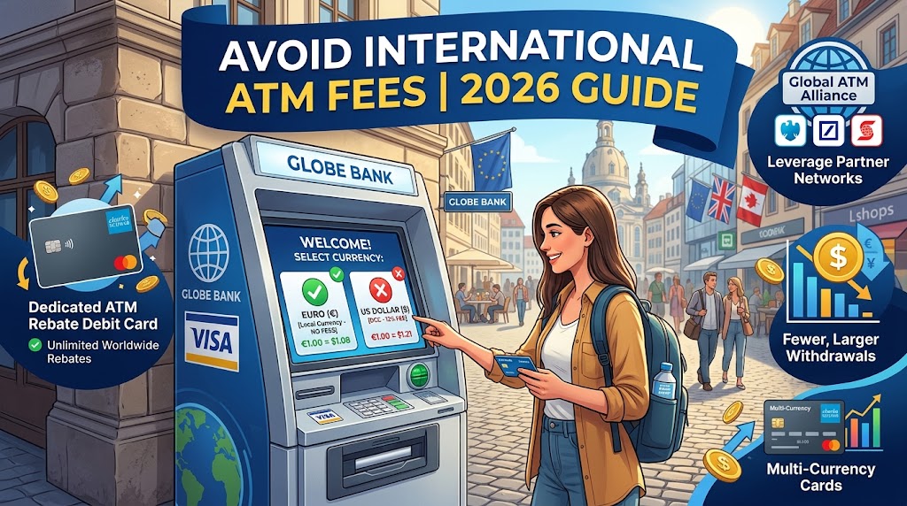 how to avoid international atm fees guide