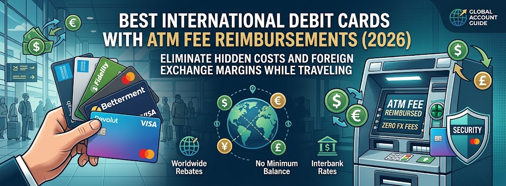 atm fee reimbursements international debit cards guide